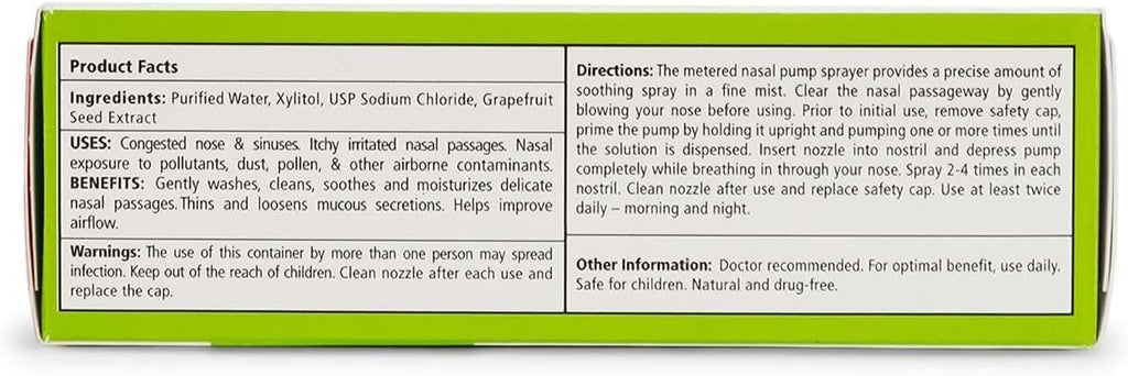 Xlear Natural Nasal Spray with Xylitol, 1.5 fl oz (Pack of 1)