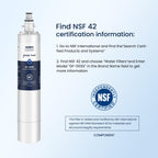 GLACIER FRESH Replacement for RPWFE, RPWF (Built-in CHIP) Refrigerator Water Filter, Compatible with GFE28GYNFS, GFE28GELDS, PFE28KELDS, PFE28KYNFS, GFD28GELDS, PWE23KELDS, PWE23KMKES, 1 Pack