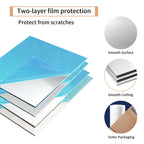 Tynulox 1PCS 6061 Aluminum Sheet Metal 1/16" x 12" x 12", Aluminum Plates Covered with Protective Film, Heat Treatable Aluminum Flat Bar for DIY Craft, Industry