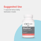Allergy Research Group ARG Mastica Digestive Support - Supports Digestive Comfort - Delivers 1000 mg Chios Mastic Gum Resin per Serving - Vegetarian & Hypoallergenic - 60 Servings - 120 Capsules
