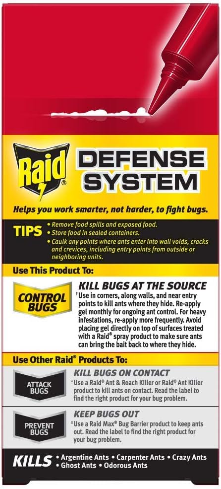 Raid Ant Gel, Kills Ants You Don't See 1.06 Ounce (Pack of 2)