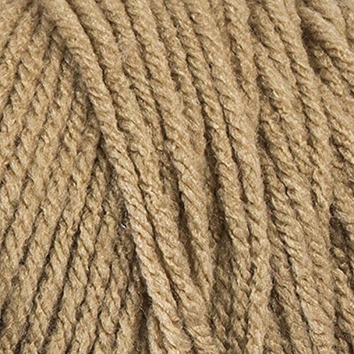 Red Heart with Love Tan E400-1308 (3-Skeins - Same Dye Lot) Worsted Medium #4 Acrylic Yarn for Crocheting and Knitting with Project Bag