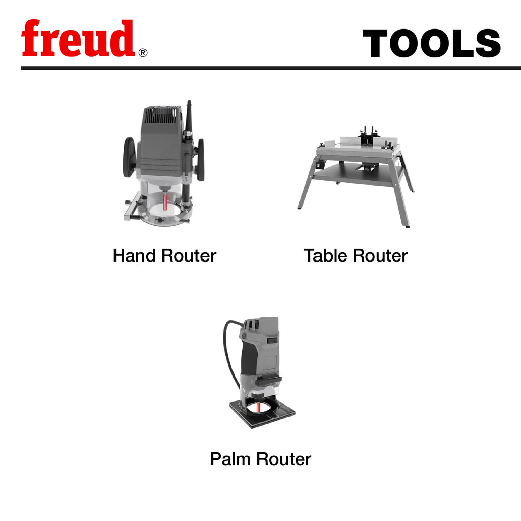Freud 42-080: 7/8" (Dia.) Bearing Flush Trim Bit with 1/4" Shank