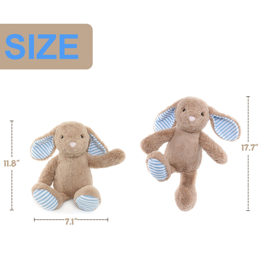 WEIGEDU Rabbit Bunny Stuffed Animals Plush Toys with Floppy Long Ears