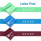 A AZURELIFE Resistance Bands,Professional Long Non-Latex Elastic Stretch Bands,Exercise Bands for Physical Therapy, Yoga, Pilates, Rehab, at-Home or The Gym Workouts, Strength Training