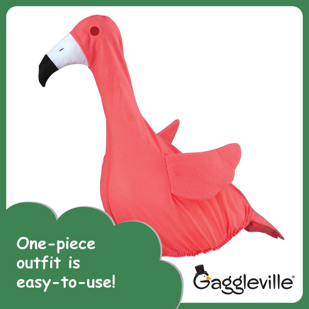 Gaggleville Flamingo Goose Outfit, Fits Large 23" H Statue, by Fox