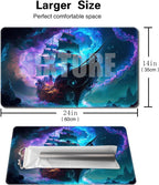 Board Game 14x24in TCG Playmat Compatible for CCG OCG DTCG PTCG MTG Play Mats,Mouse pad Desk Mats (MTG2-No Zone)