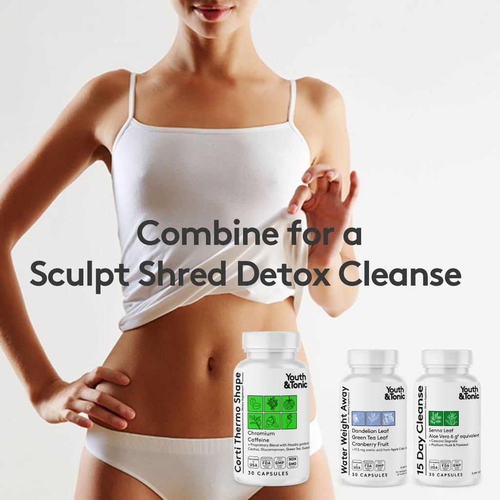 Youth & Tonic Weight Loss Pills for Women & Men, Energy & Caffeine Pills