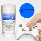 AUDIO - WIPES Cleaning Towelettes - Large Canister (160 Wipes) and Liberty Hearing Aid Battery Keychain