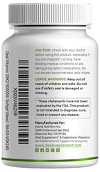 DEAL SUPPLEMENT Vitamin D3 50,000 IU + K2 MK7 200mcg Softgels, 240 Count | 2-in-1 Complex with Virgin Coconut Oil | Supports Heart, Bone, Teeth & Immune Health | Easy to Swallow