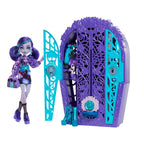 Monster High Skulltimate Secrets Doll & Accessories Set, Garden Mysteries Twyla with Reveal Closet & 19+ Tea Party Surprises Like Clothes