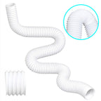 Extra 8.3ft Long Gutter Downspout Extensions Flexible, 4" Diameter Drain Downspout Extender, Down Spout Drain Extender for Rainwater Drainage