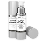 Super Vitamin C Serum 2-Pack — Hydrating Brightening Face Serum with Vitamin C, Hyaluronic Acid, Vitamin E, Niacinamide & Peptides — Helps Improve the Look of Uneven Skin Tone, Fine Lines & Radiance
