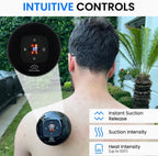 Smart Cupping Therapy Massager 4-in-1 Set | Red Light Therapy for Targeted Muscle, Aches, Knots | Celulite Massager Kit with 12 Levels Temperature & 20 Level Suction | Circulation (Pack of 1)