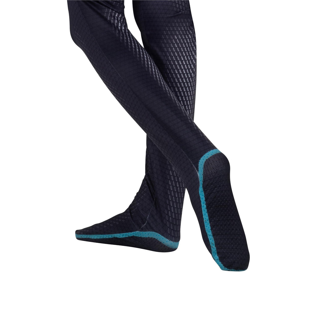 MARVEL Spider-Gwen Official Youth Zentai Halloween Costume - Hooded Spandex Jumpsuit with Printed Design and Pull On Spandex Mask (M)