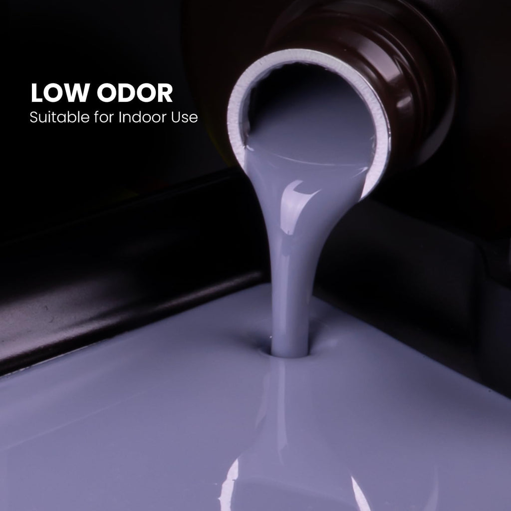 ELEGOO Water Washable 3D Printer Resin LCD UV-Curing Resin 405nm Standard Photopolymer Resin for Mars Saturn Jupiter MSLA DLP LCD 3D Printing 2000Gram Clear Blue