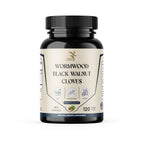 Wormwood Black Walnut Clove Capsules, No Fillers, Herbal Cleanse Supplement with Sweet Wormwood, Black Walnut & Cloves, 120 Veggie Capsules for Digestive Support & Overall Wellness