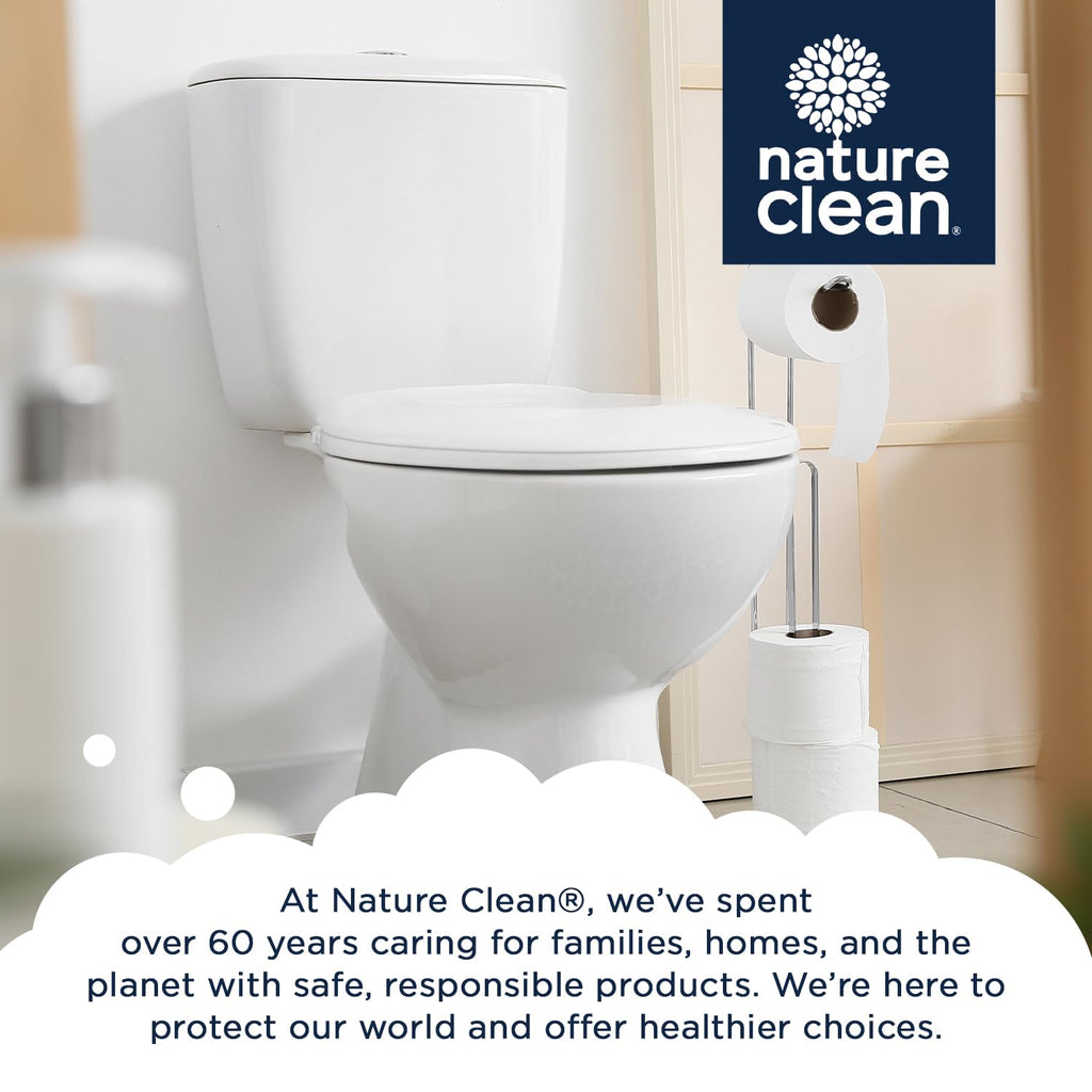 Nature Clean Natural Toilet Bowl Cleaners Strips 6 x 45 count, Plastic-Free Packaging, Refresh Toilets & Bathroom. No Splash