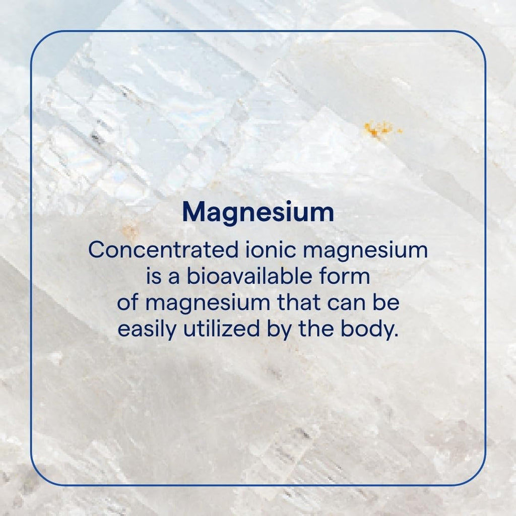 Trace Minerals Mega-Mag - Liquid Magnesium Supplement for Vitality & Energy Support - Muscle, Bone & Nerve Health - Natural Daily Drops - Non-GMO, Vegan & Gluten-Free - 4 fl oz (30 Servings)