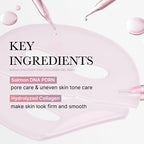 medicube Jelly Gel Mask with Salmon DNA PDRN Pink Collagen | Overnight Face Mask for Glass Glow Skin | Elasticity, Hydrating, Firming and Moisturizing | Korean Skincare, 28g x 4ea