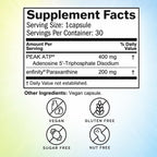 BrainMD Peak Energy ATP Supplement, 30 Capsules