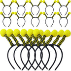 TIHOOD 14PCS Bee Tentacle Headbands Bee Hair Bands Hair Hoop for Women Girls Halloween Christmas Party Supplies