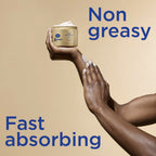 Vaseline Radiant X Deep Nourishment Body Cream 100% Pure Shea Butter, Coconut Oil, Vitamin C, & Peptides 10 oz