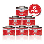 6 Pack Chafing Fuel 6 Hour Burn – Odorless, Smokeless & Spill-Proof Wick, 7oz Food Warmer Fuel for Chafing Dish Buffet Set & Catering Use, LeoLight