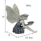 Outdoor Garden Fairy Statue Ornaments, Realistic Angel Sculpture Figurines