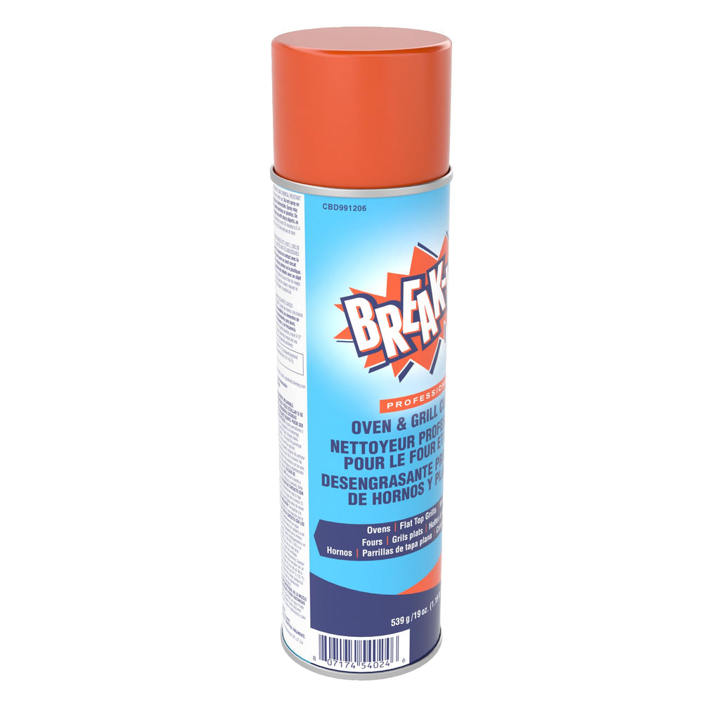 Diversey Break-Up Oven & Grill Cleaner, Aerosol Spray, 19 oz