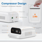 Smart Digital Display Nebulizer for Adults and Children, Nebulizer for Home Use-DN02-0519-spr-S4