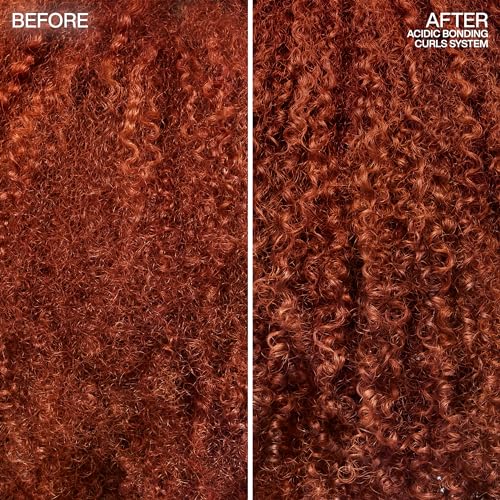 Redken Acidic Bonding Curls Leave-In Treatment For Curly & Coily Hair - Heat Protectant, Repairs & Defines Damaged Curls, Detangles & Conditions