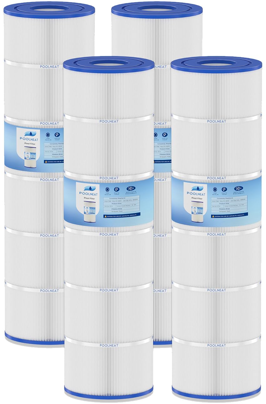 CCP420 Pool Filter Cartridges Replacement for PCC105,FC-1977,PCC105-PAK4,C-7471,178584,FC-6470,R173576,Ultral-A6,817-0106,Clean＆Clear Plus 420,105Sq.ft,4 Pack