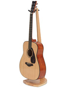 Musbeat Guitar Stand, Acoustic Guitar Stand, Red Oak Wooden Guitar Stand, Floor Guitar Stand for Acoustic Guitar, Mandolin, Wood Guitar Stand for Home, Living Room Decoration, Guitar Gifts for Men