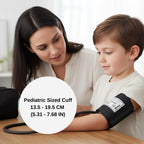 HCS Pediatric Blood Pressure Cuff, Manual - Small Child BP Cuff - Manual Blood Pressure Cuffs for Kids, Arm Monitor - Aneroid Sphygmomanometer - Medical Grade, Home Use - w/Carrying Case