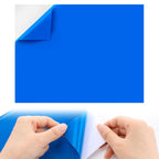 Aulock 2.8ft x 2ft Large Clear Pool Liner Repair Patch - Self-Adhesive Vinyl Patch Kit for In-Ground or Above Ground Pools Inflatable Swimming Pools, Blue