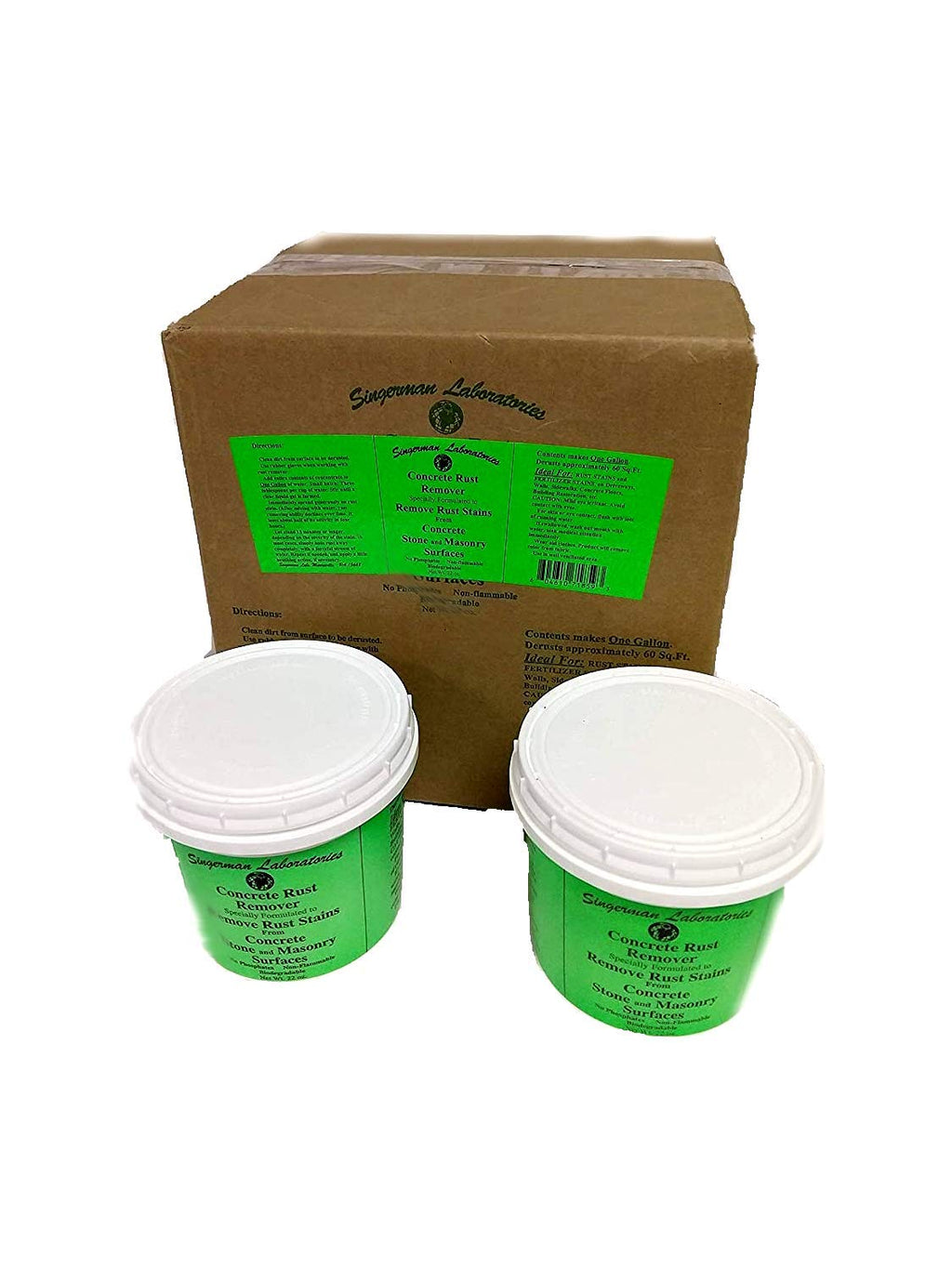 Singerman Laboratories Rust Remover for Concrete (Case of 8 Makes 8 gallons)