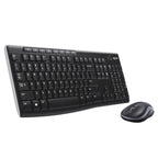 Logitech MK270 Full Size Wireless Keyboard and Mouse Combo - Black