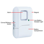 UltraPro Personal Security Window and Door Alarm, 5 Pack, DIY Protection, Burglar Alert, Wireless Chime/Alarm, Easy Installation, Home Security, Ideal for Home, Garage, Apartment , White, 45987