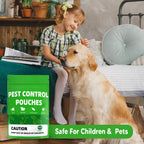 KPNKKWY Pest Control, Rodent Repellent Pouches, Mouse Repellant Indoor, Mice Peppermint to Repel Rat, Ant, Roach, Mosquito & Moth, RV Mouse Deterrent, Keep Mouse Away