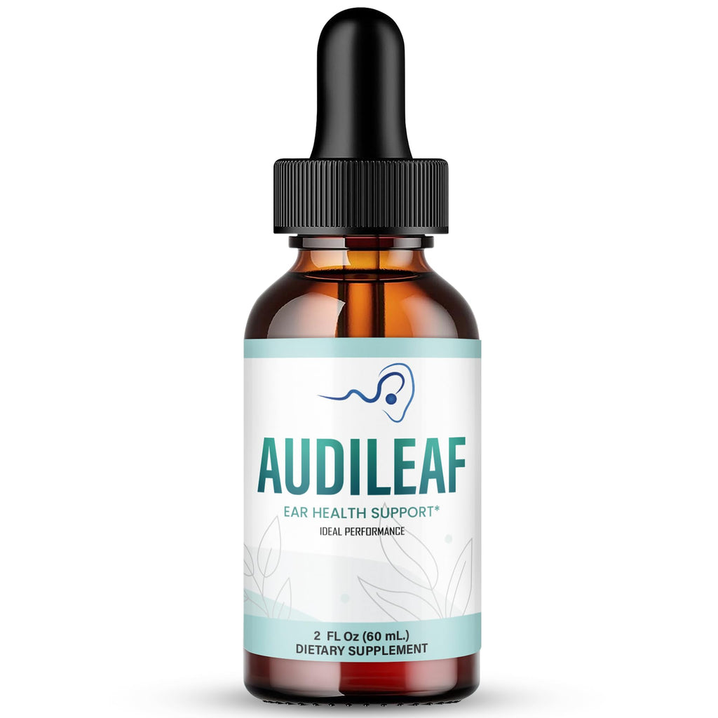 Audileaf Drops – Official Audileaf Ear Health & Hearing Support Supplement Droppers - Maximum Strength, All Natural Liquid Formula for Clear Sound, Audileaf Inner Ear Health Support Reviews (1 Pack)