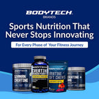 BodyTech Creatine Monohydrate Capsules, Micronized Creatine Formula for Men and Women, 2250 mg per Serving, Pre Workout & Post Workout Supplement, Gluten Free, Sugar Free, 300 Capsules Per Bottle