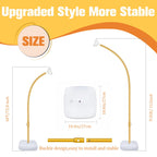 Bazen Balloon Arch Stand Kits Gold 8.2FT&5FT Half Arch Backdrop Stand