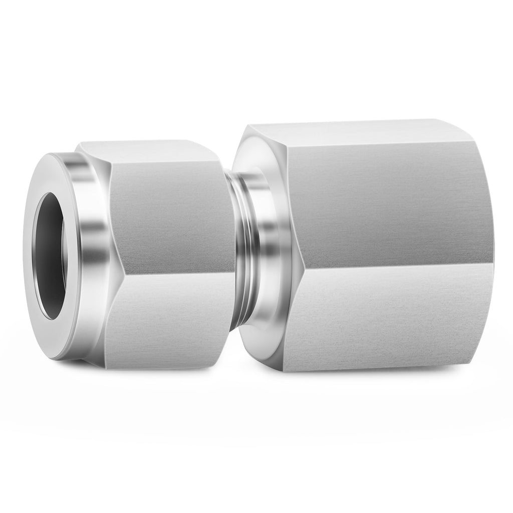 ChillWaves 304 Stainless Steel Compression Tube Fitting, 3/4" OD x 1/2" NPT Female Compression Union Connector(1-PACK)