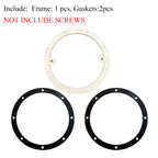 GOETAS WG1048B 7 7/8" Drain Ring & Main Drain Securing Frame & SP1048D Gasket Compatible with Hyawar Out Suction Outlet Drain Ring & Gasket (Securing Frame: 1pcs & Gaskets: 2pcs)