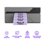 Rollo Direct Thermal 2x1 Sticker Labels - Roll of 1,000 Labels (Yellow)