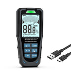 Rechargeable RDINSCOS Moisture Meter for Drywall & Low-Density Materials, Pinless Wall Moisture Detector with High Sensitivity, Non-Invasive Surface Scanner for Home Inspection, Basements & DIY Use