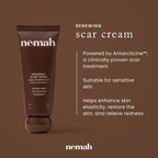 Nemah Restorative Scar Treatment, C Section Recovery, Scar Cream for Surgical Scars, Ideal to Reduce the C Section and Acne Marks, Dermatologist Approved, Antioxidant Rich, Vegan Formula, 1 oz