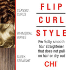 G2 Ceramic Titanium Infused Hairstyling Flat Iron - Model # GF1595 - Black by CHI for Unisex - 1 Inch Flat Iron
