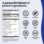 LifeSeasons Anxie-T - Stress Relief Supplement - Supports Mood & Mental Focus - Feel Calm and Relaxed - Eases Tension & Nervousness - Ashwagandha, Kava Kava, GABA & L-Theanine - 60 Capsules